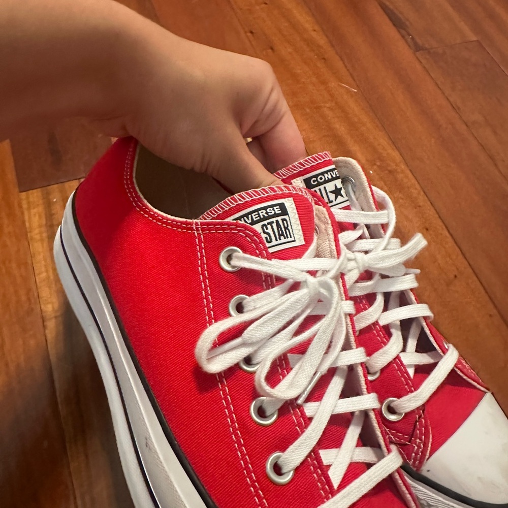 Converse Women Red Sneakers